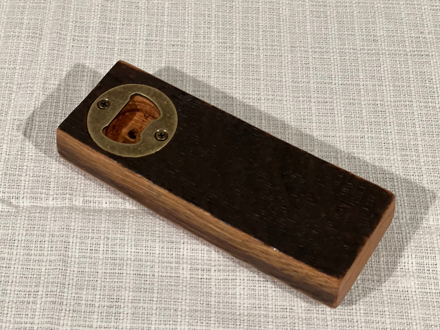 Bourbon Barrel Bottle Opener