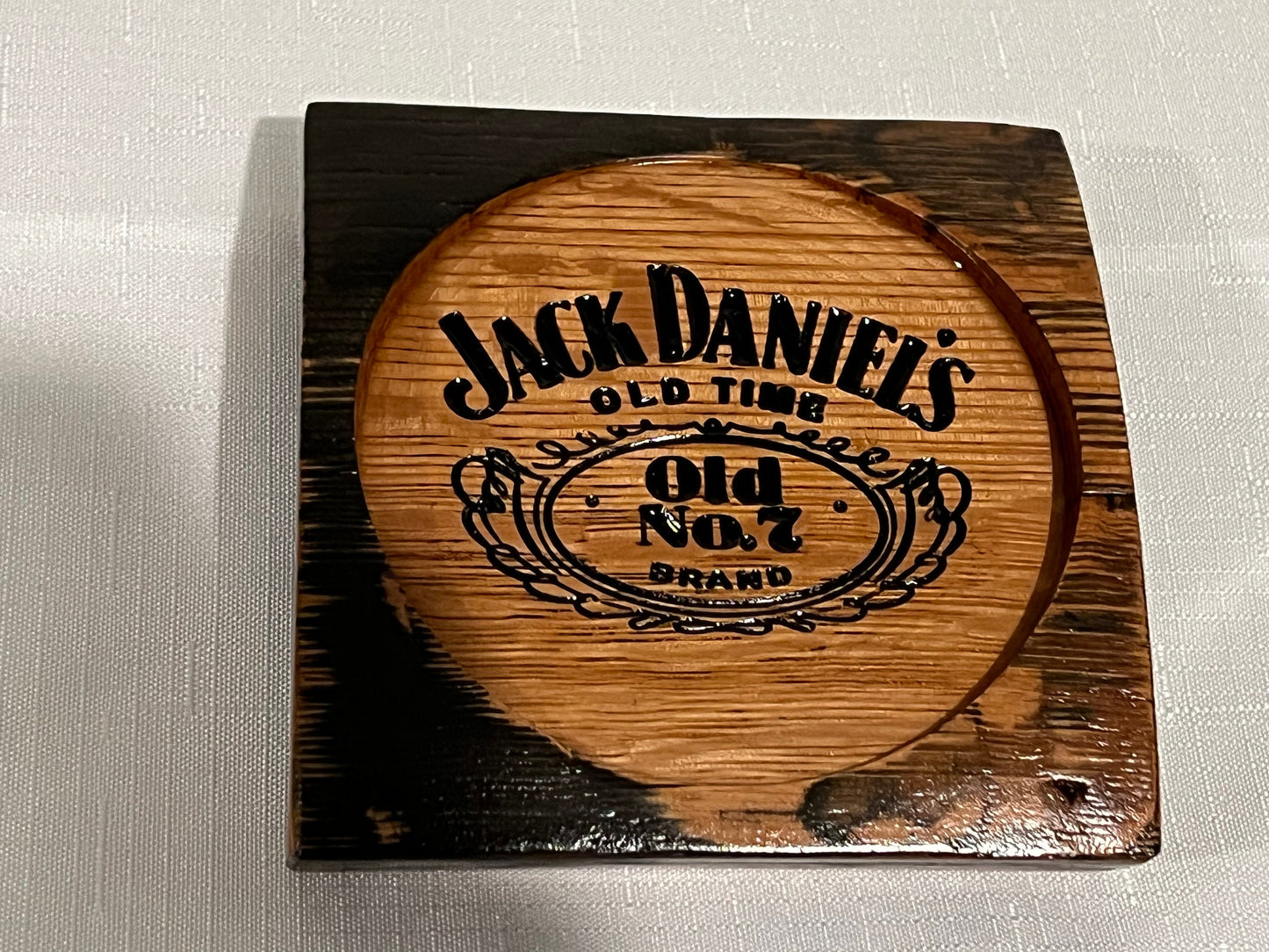 Bourbon Barrel Stave Coasters, personalization available