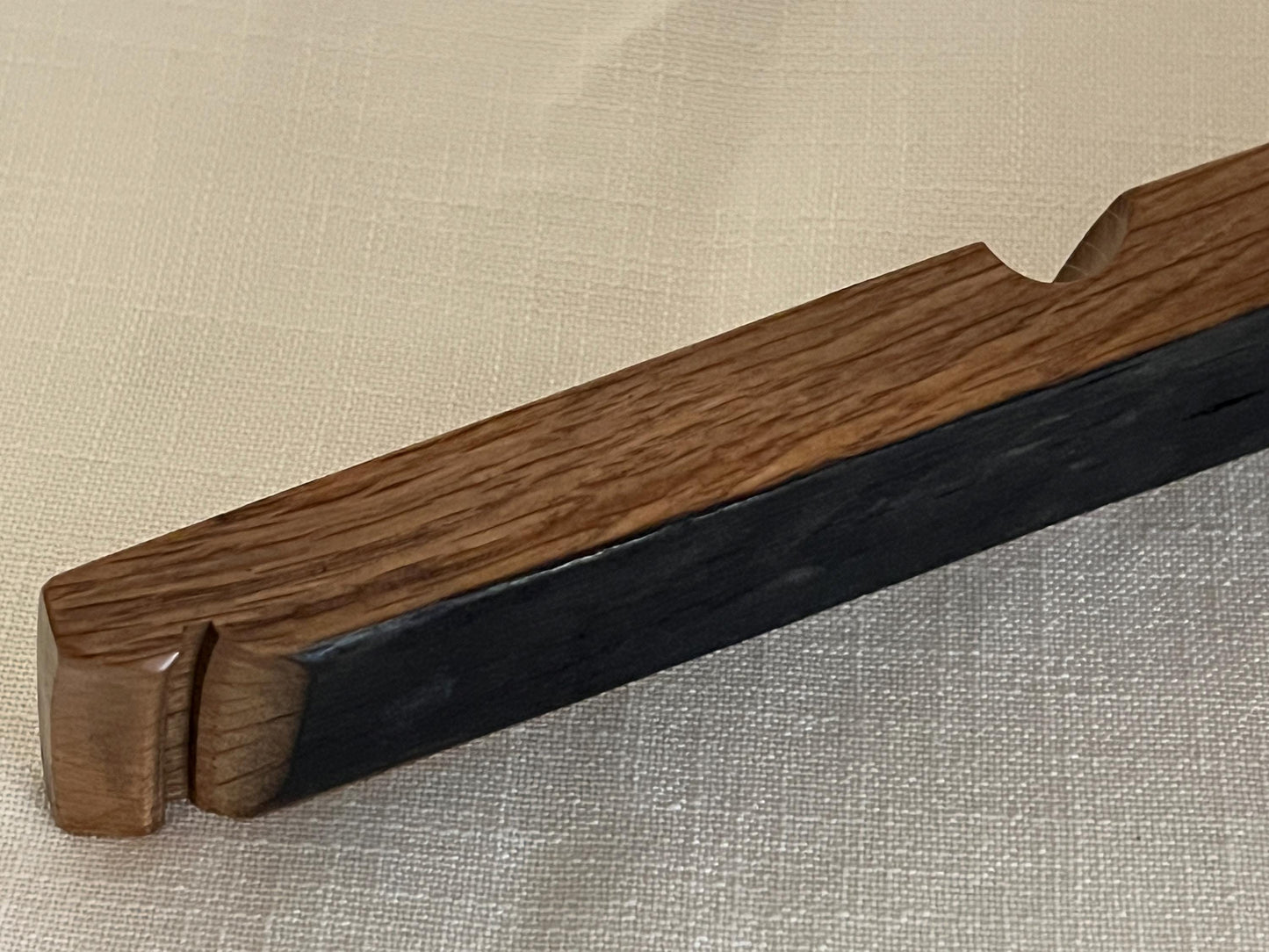 Bourbon Barrel Cigar Rest with Ashtray and Coaster / Whiskey Barrel Ashtray