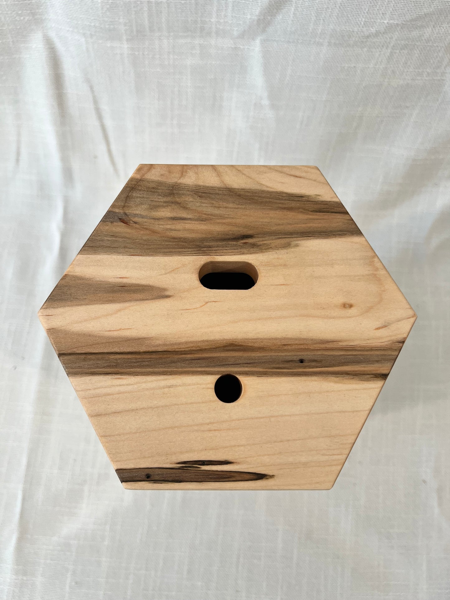 Hand-Made Ambrosia Maple Rotating Magnetic Knife Block, includes Free Personalization