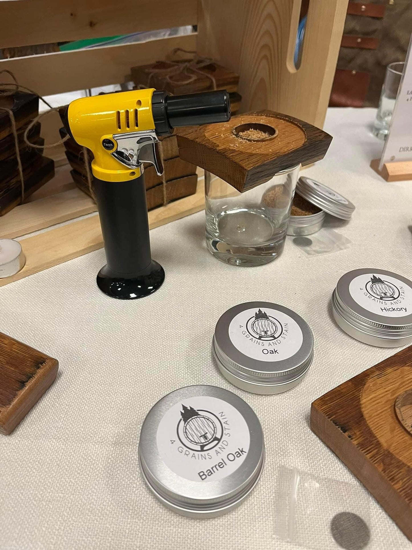 Whiskey / Cocktail Smoker Kit, Personalization available