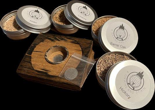 Whiskey / Cocktail Smoker Kit, Personalization available