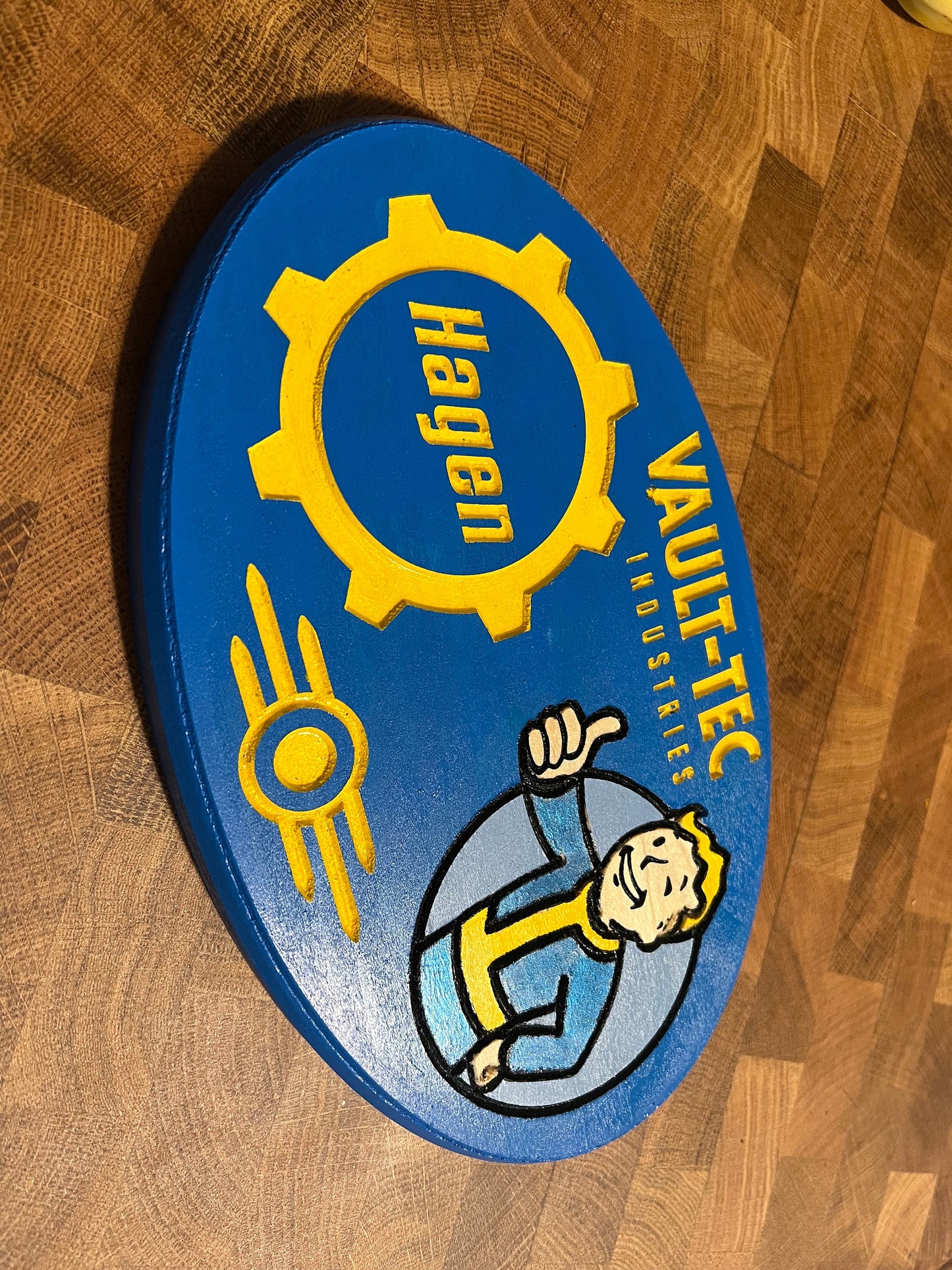 Kids Room Door Sign, Fallout TV series, Game, Personalized with Name