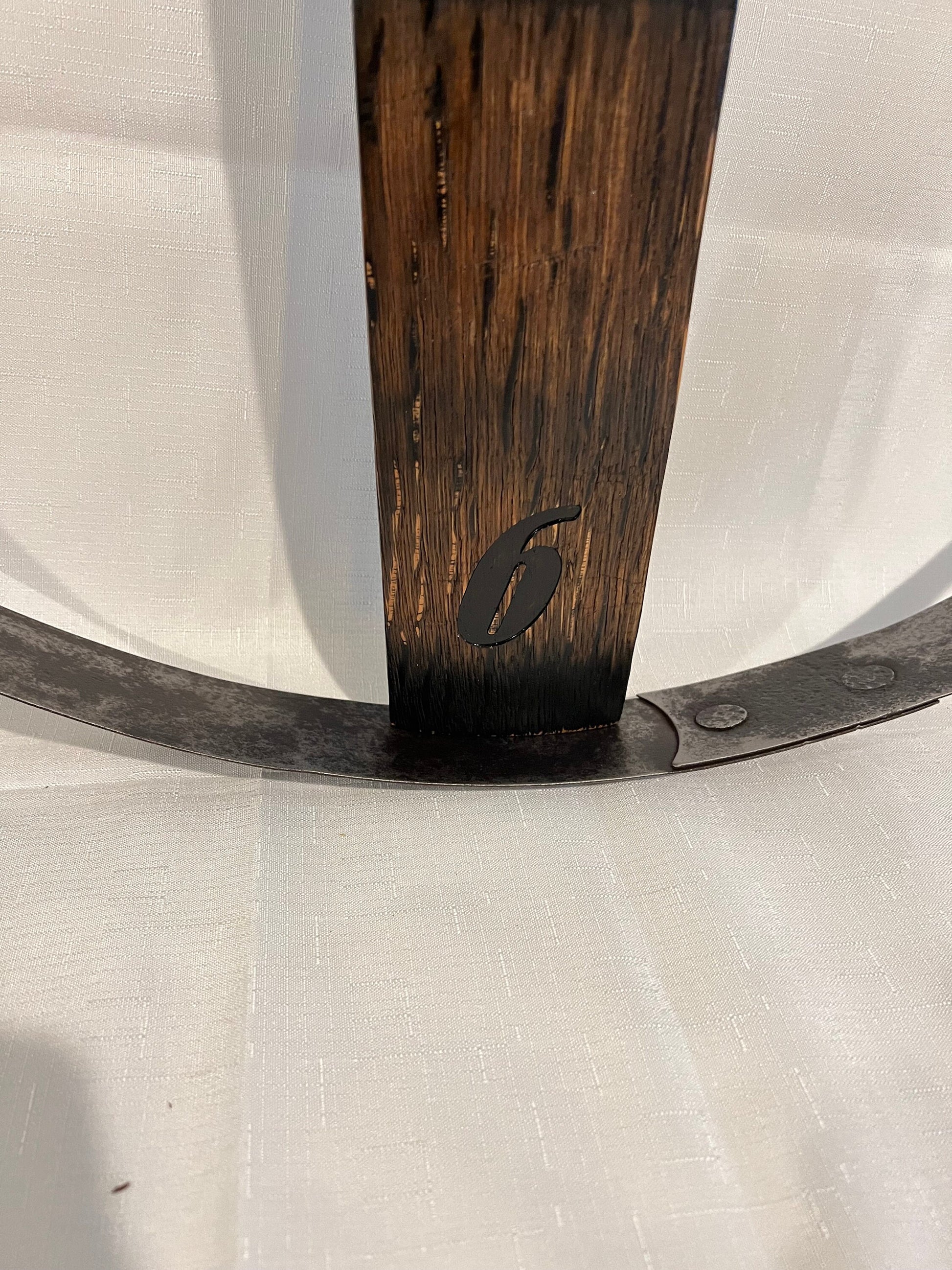 Wall Clock, bourbon barrel, whiskey barrel, 23 3/4&quot; diameter