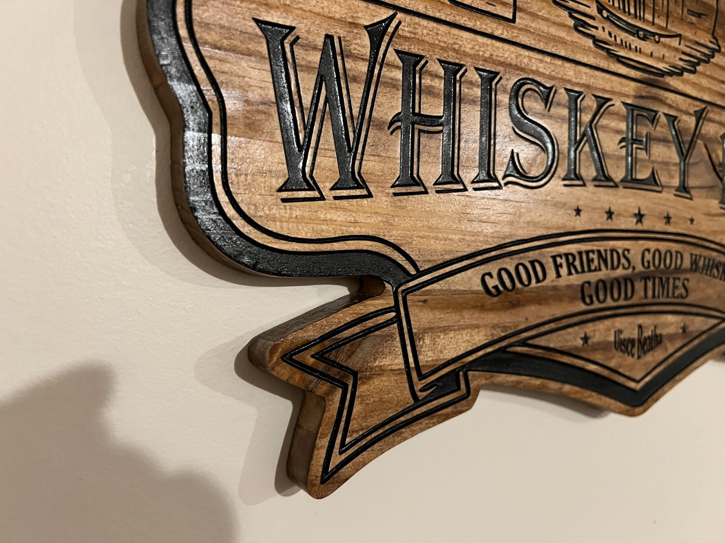 Whiskey bar sign