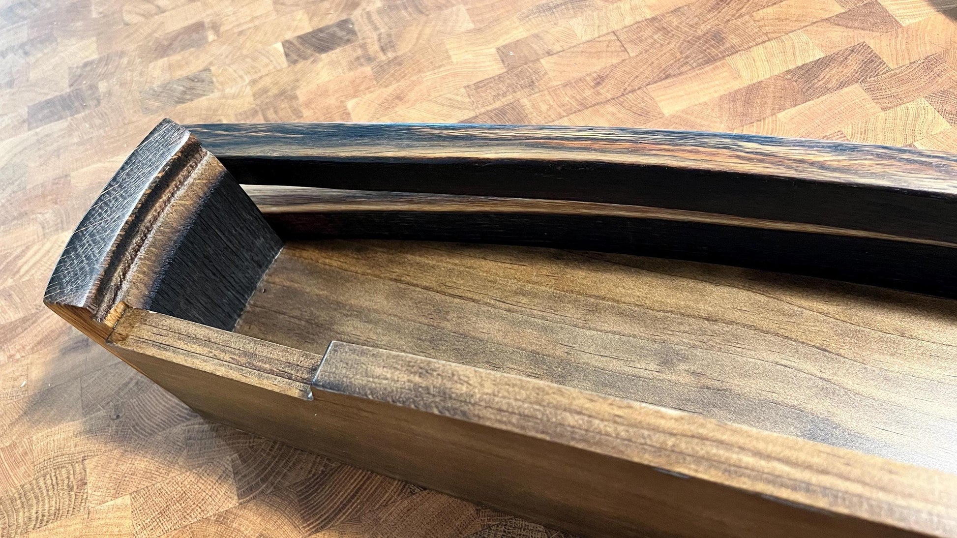 Bourbon Barrel Stave Liquor Bottle Shelf