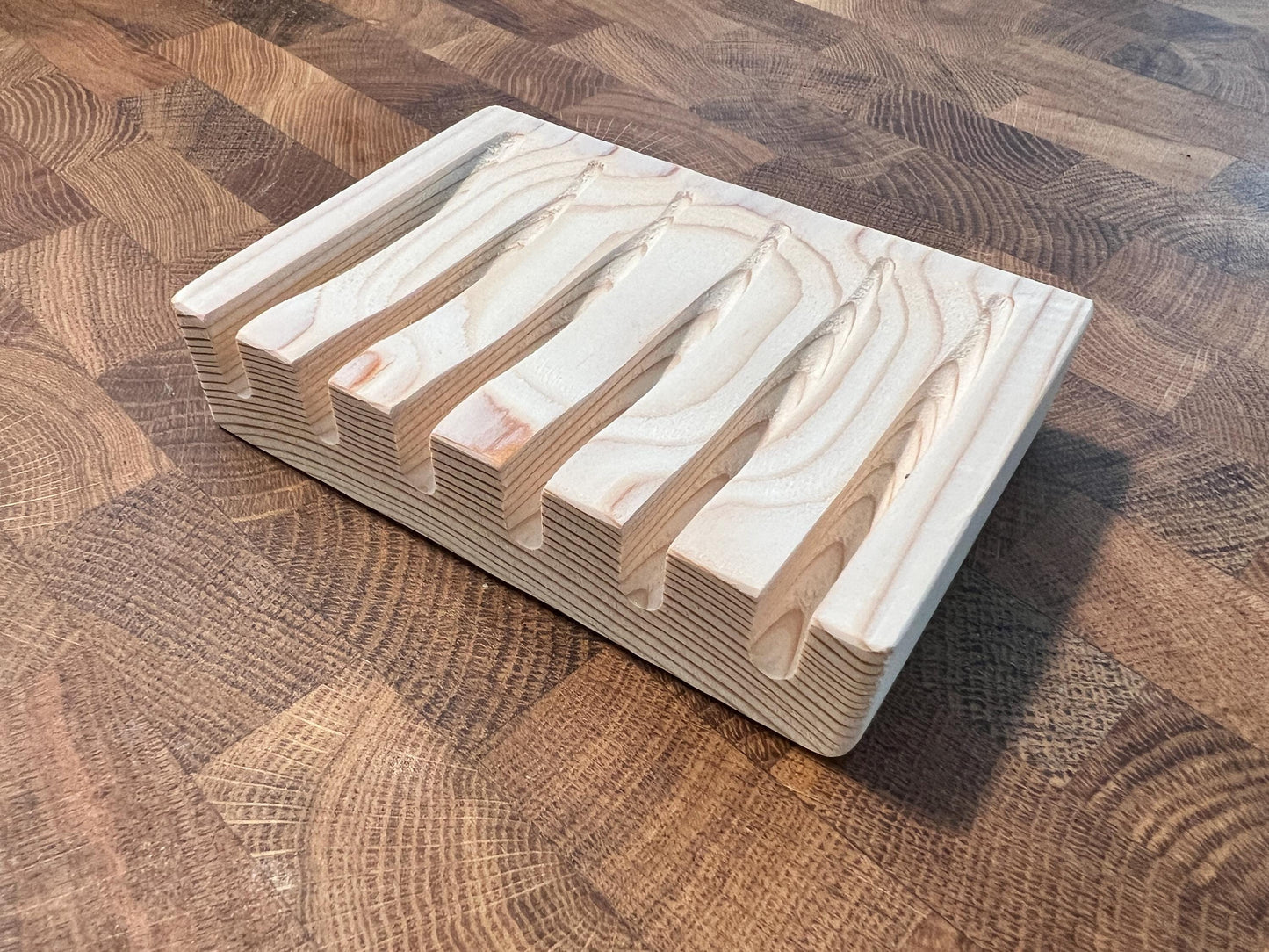 Wooden Soap Dish, natural wood, Cedar or Teak