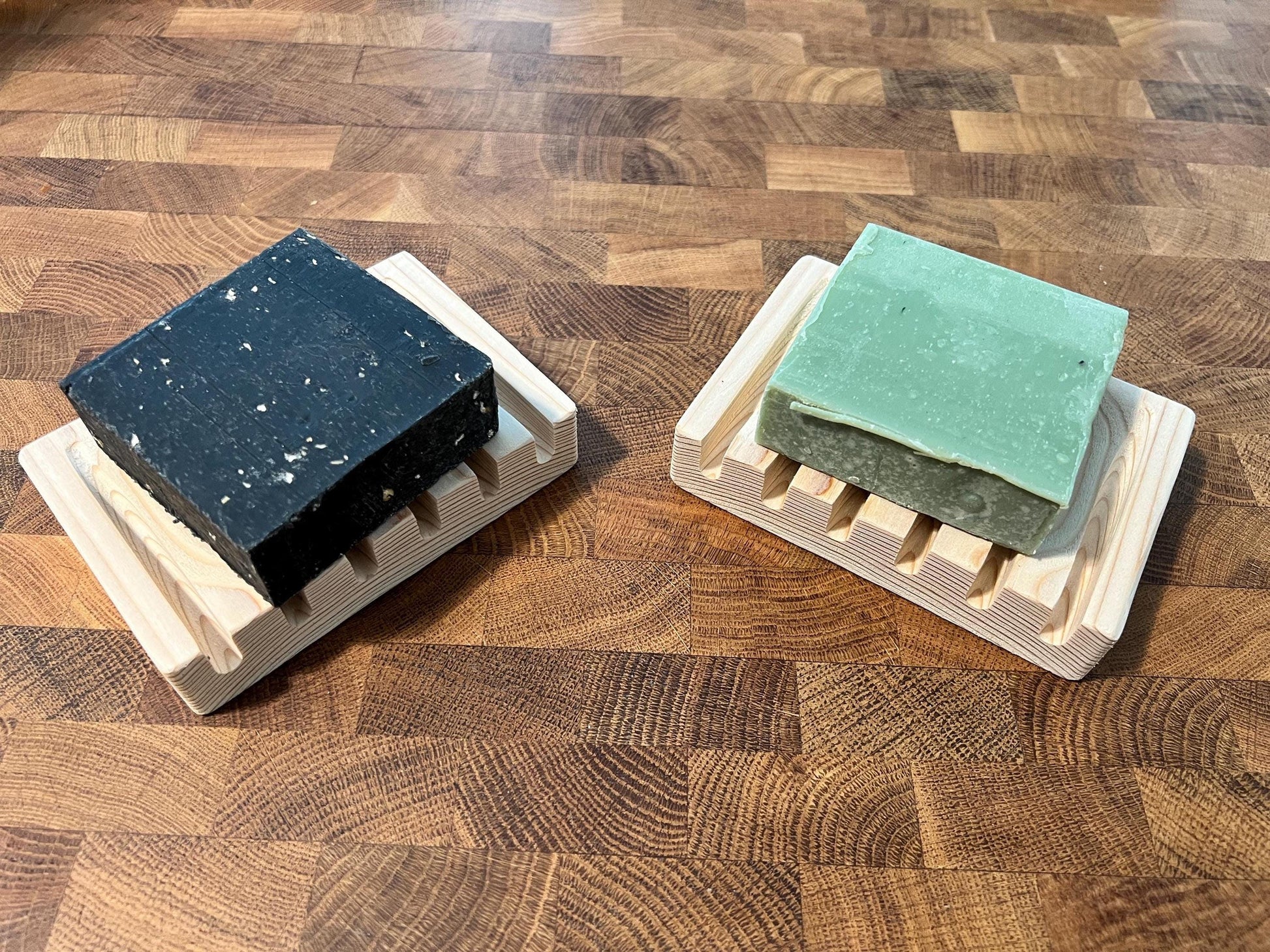 Wooden Soap Dish, natural wood, Cedar or Teak