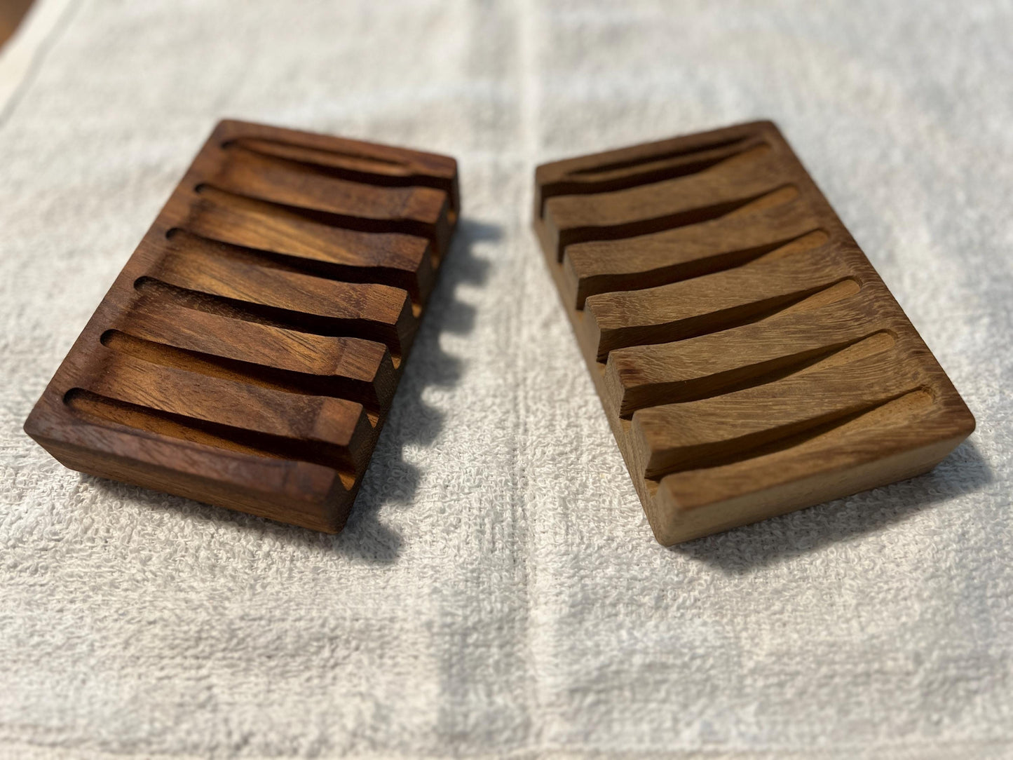 Wooden Soap Dish, natural wood, Cedar or Teak