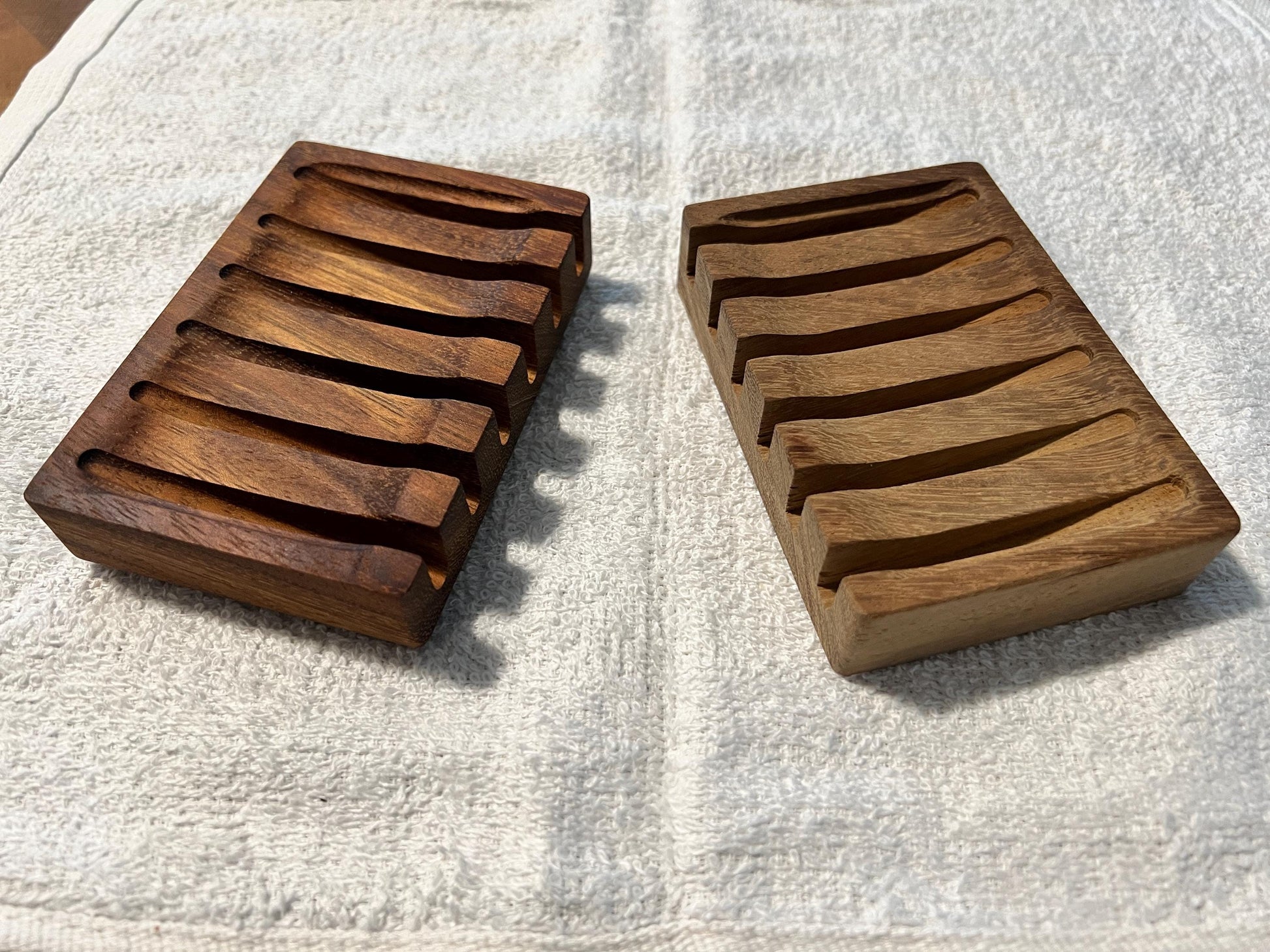 Wooden Soap Dish, natural wood, Cedar or Teak