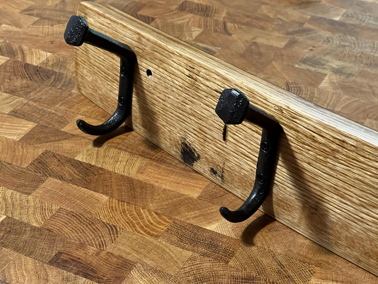 Bourbon Barrel Stave Coat Rack, 24in